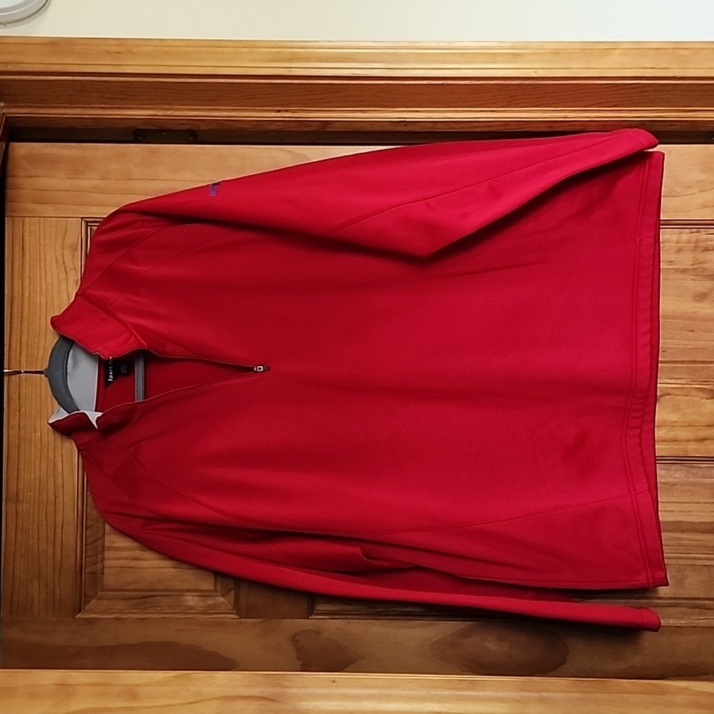 Men's, Sport-Tek, 3/4 Zip, Pull Over, size XL, Red, New w/out Tags.